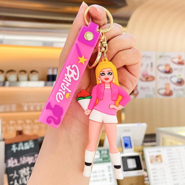 Брелок Барби Barbie принцесса на рюкзак, ключи фигурка 7 см