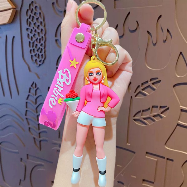 Брелок Барби Barbie принцесса на рюкзак, ключи фигурка 7 см