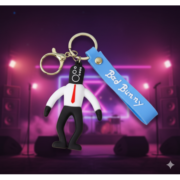 Брелок Скибіді Туалет Skibidi Toilets Агент Колонка SpeakerMan фігурка іграшка для ключів, рюкзака, сумки 7 см