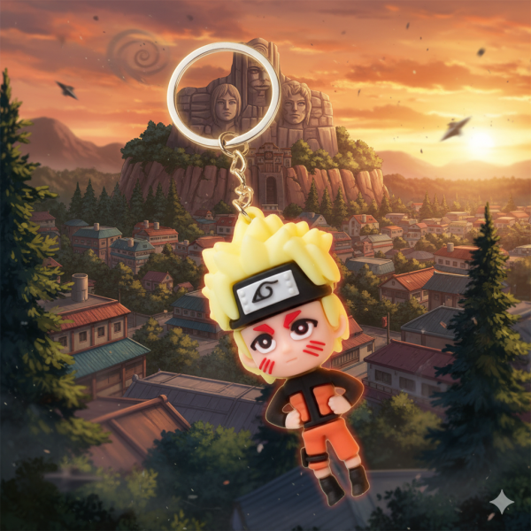 Брелок Наруто Узумаки Naruto Uzumaki аниме манга на рюкзак сумку 7 см