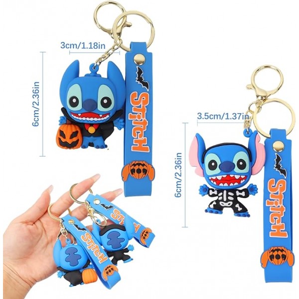 Брелок Ліло та Стіч Lilo Stitch фігурка іграшка для ключів, рюкзака, сумки 6 см