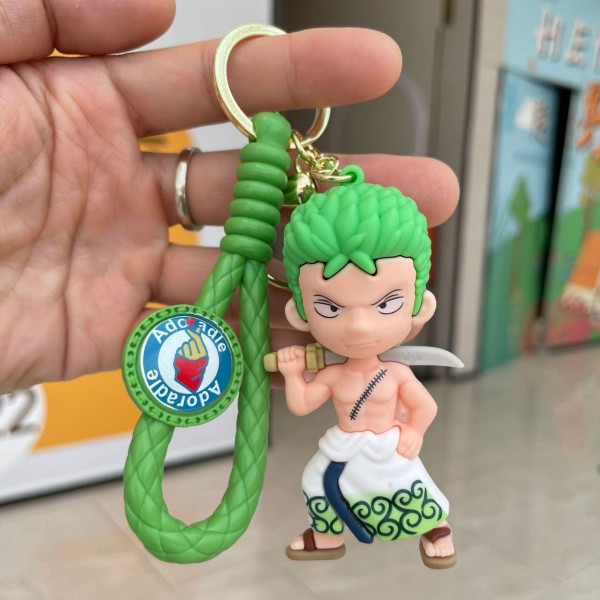 Ван Пис One piece Большой куш Зоро Ророноа Zoro Roronoa пират брелок фигурка для ключей