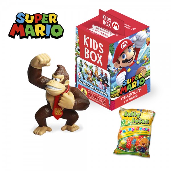 Супер Марио Super Mario Свитбокс Sweet box Кидсбокс коллекционная фигурка с мармеладом