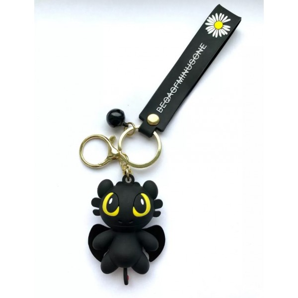 Брелок на ключі фігурка чорний дракон Беззубик відмінна якість приручити дракона