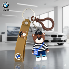 Ведмедик брелок BMW аксесуари БМВ брелоки bmw з калькулятором іграшка для ключів 7 см