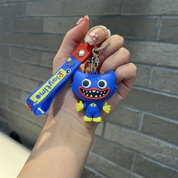Брелок Хаггі Ваггі Huggy Wuggy фігурка іграшка для ключів, рюкзака, сумки 5,8 см