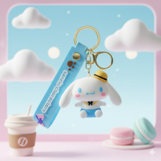 Привіт Кітті брелок Хеллоу Кітті Hello kitty дитячий брелок для ключів блакитний
