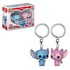 Ліло та Стіч брелоки комплект брелок-фігурок Funko Lilo &amp; Stitch Стіч та Ангел Stitch &amp; Angel Disney 2 брелоки