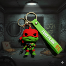Рафаель брелок черепашки ніндзя Raphael на рюкзак, ключі Ninja Turtles 6,3 см