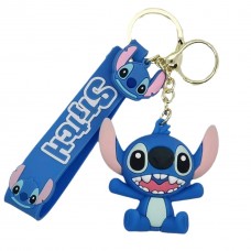 Стіч брелок Ліло та Стіч Lilo Stitch для дітей брелок іграшка на ключі, на сумку синій 6 см