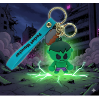 Брелок Халк Hulk Марвел Мстители Marvel Avengers супергерой фигурка игрушка для ключей, рюкзака, сумки 6,5 см