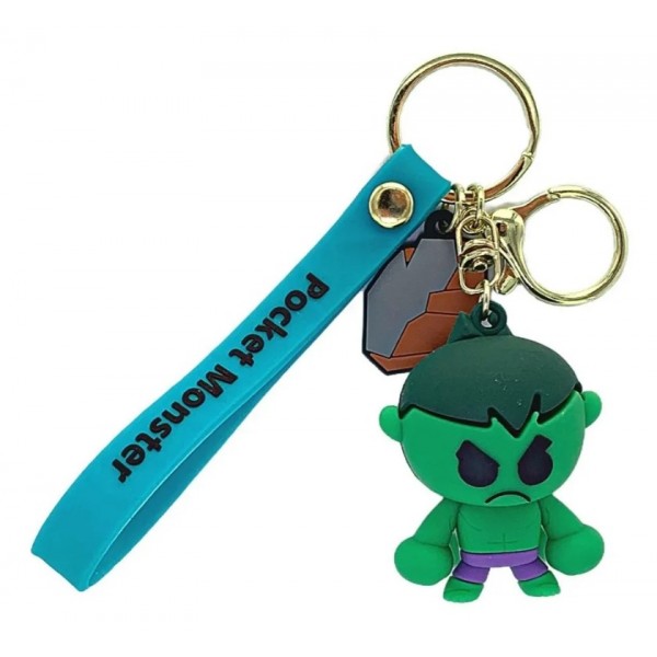 Брелок Халк Hulk Марвел Мстители Marvel Avengers супергерой фигурка игрушка для ключей, рюкзака, сумки 6,5 см