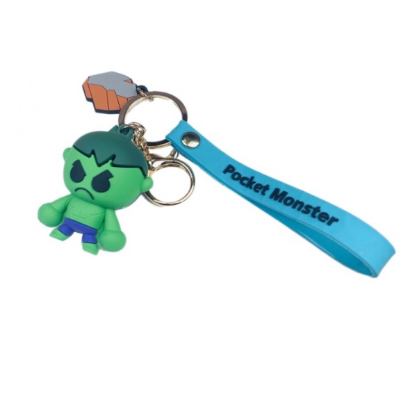 Брелок Халк Hulk Марвел Мстители Marvel Avengers супергерой фигурка игрушка для ключей, рюкзака, сумки 6,5 см