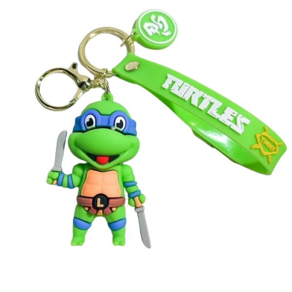 Брелок Черепашки ниндзя Леонардо Ninja Turtles Leonardo детский брелок на рюкзак, ключи 6,5 см