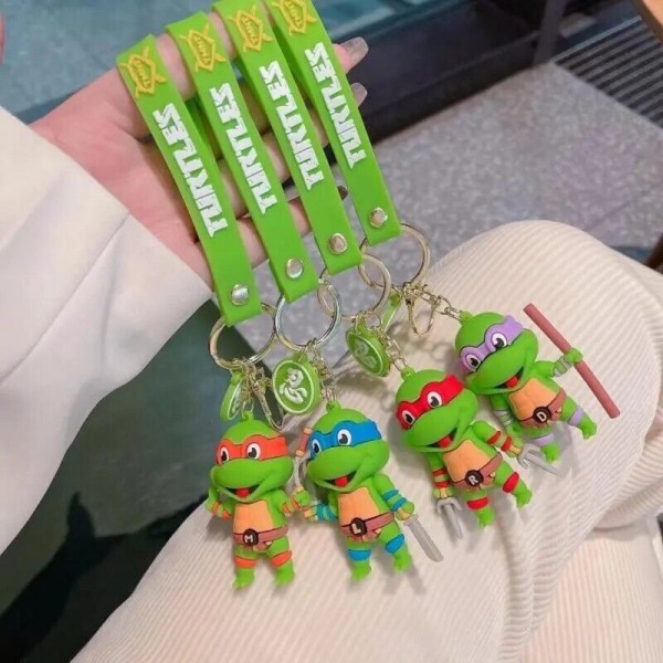 Брелок Черепашки ниндзя Леонардо Ninja Turtles Leonardo детский брелок на рюкзак, ключи 6,5 см