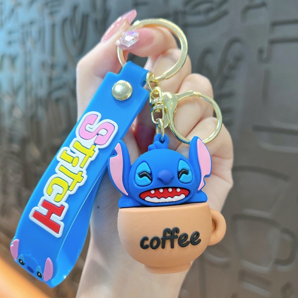 Брелок Лило и Стич Lilo Stitch фигурка игрушка для ключей, рюкзака, сумки 6 см