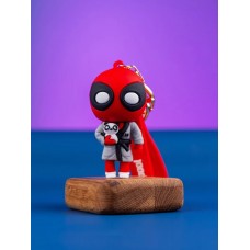 Брелок Дедпул Deadpool Марвел супергерой на ключі, на сумку фігурка іграшка 7 см