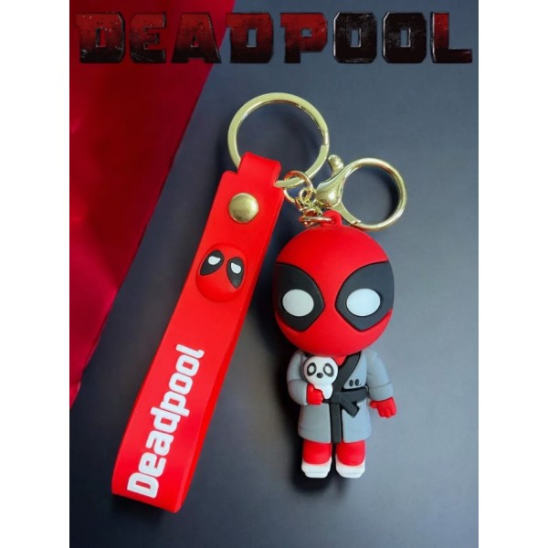 Брелок Дедпул Deadpool Марвел супергерой на ключі, на сумку фігурка іграшка 7 см