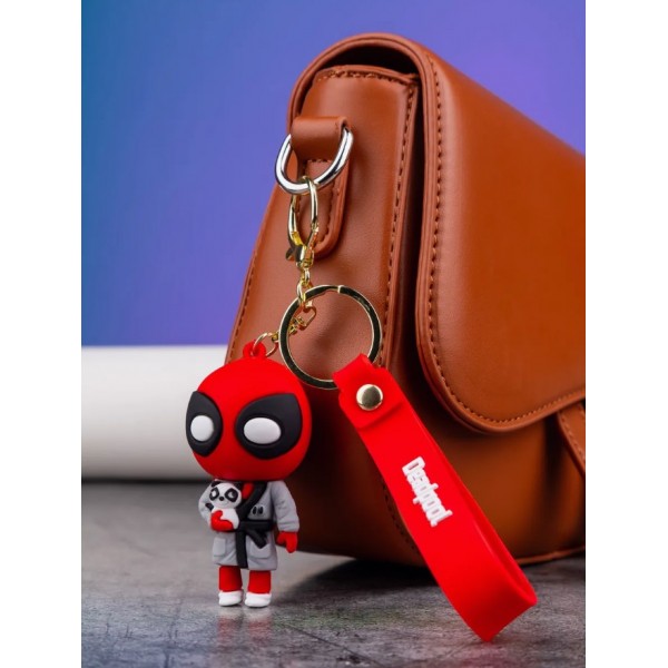 Брелок Дедпул Deadpool Марвел супергерой на ключі, на сумку фігурка іграшка 7 см