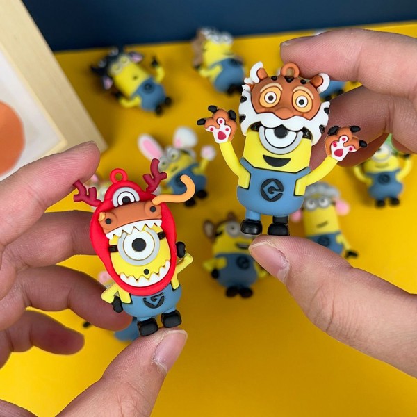 Брелок Миньон Гадкий Я Minion фигурка игрушка для ключей, рюкзака, сумки 5 см