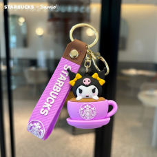 Куромі брелок аніме, Kuromi, Геншин, манга, Starbucks, на ключі, сумку 5.5 см