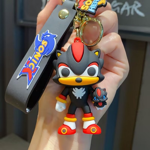 Брелок Супер Соник Шедоу Shadow Sonic игрушка на рюкзак, ключи 6 см