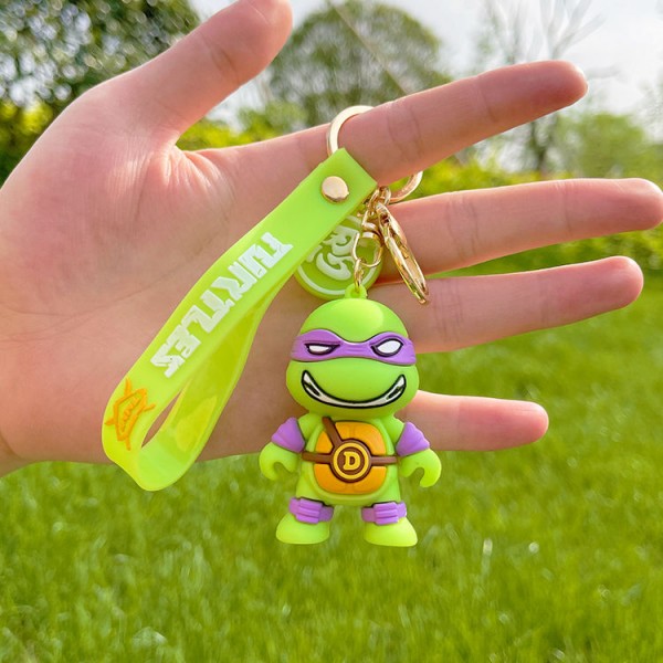 Брелок Черепашки Ниндзя Донателло Donatello Ninja Turtles на рюкзак, ключи 6 см