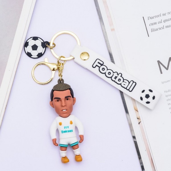 Брелок Роналду португальський футболіст Ronaldo футбольна зірка іграшка на рюкзак, ключі 7 см