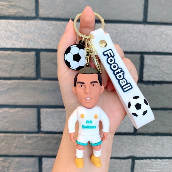 Брелок Роналду португальський футболіст Ronaldo футбольна зірка іграшка на рюкзак, ключі 7 см