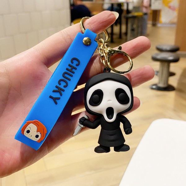 Брелок Крик Примарна Особа Scream Ghost Face фігурка іграшка для ключів, рюкзака, сумки 6,1 см