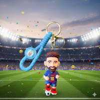 Брелок Месси Messi звезда футбола детский брелок на рюкзак, ключи 8,5 см