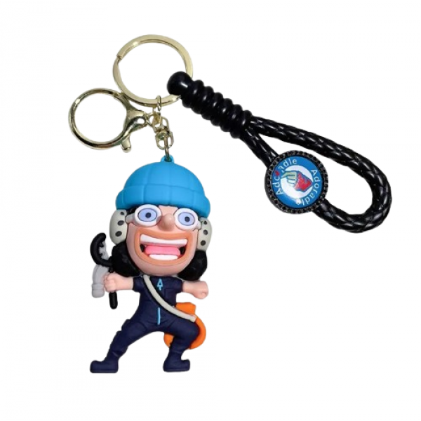 Брелок Ван Піс One piece Великий куш Усопп Usopp пірат аніме фігурка іграшка для ключів, рюкзака, сумки 7,5 см