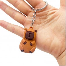 Брелок капібара антистрес, capybara, підвіска на ключі, 2.5 см