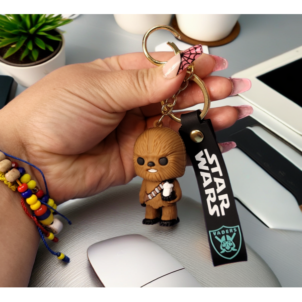 Брелок Звездные войны Чубакка Чуи Chewbacca Стар Варс Star Wars фигурка игрушка для ключей, рюкзака, сумки 6см