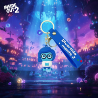 Брелок игрушка Печаль из мультфильма "Головоломка" Inside Out фигурка игрушка для ключей, рюкзака, сумки 6,5 см