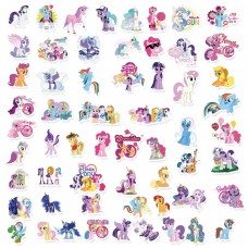 Поні стікери наклейки Май Літл Поні Мій маленький поні My Little Pony Дружба це диво аксесуари 61 шт