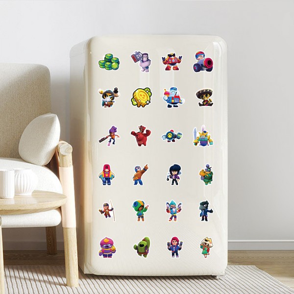 Стікери Бравл старс Brawl Stars стікерпак наклейки набір наклейок 50 шт