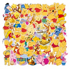 Стікери Вінні Пух: 50 шт, П'ятачок, Winnie the Pooh