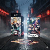 Набір карток Клинок, що розсікає демонів фотокартки карти наклейки Demon slayer Kimetsu no Yaiba набір 92 шт