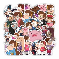 Стікери Гравіті Фолз Gravity Falls стікерпак наклейки набір наклейок 50 шт