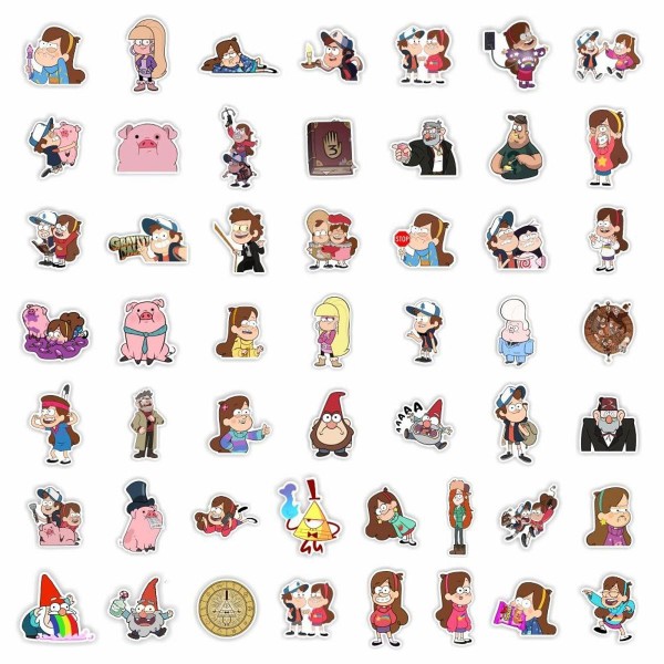 Стікери Гравіті Фолз Gravity Falls стікерпак наклейки набір наклейок 50 шт
