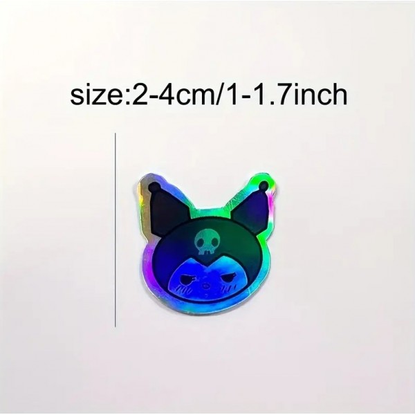 Наклейки Куромs Kuromi стікери стікерпак набір наклейок 50 шт