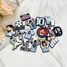 Мессі наклейки Ліонель Мессі Lionel Messi 3D 16 шт аксесуари футбол