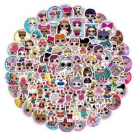 Стікери Лол Сюрпрайз лялька LOL стікерпак наклейки набір набір наклейок 50 шт