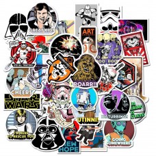 Зоряні війни стікери наклейки Star Wars аксесуари стікерпак 50 шт