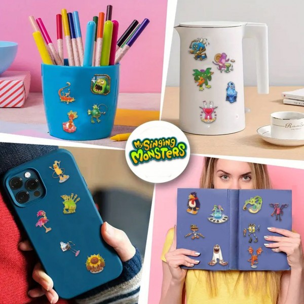 Стікери Співаючі монстри My Singing Monsters стікерпак наклейки набір наклейок 48 шт