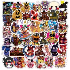 Стікери Фнаф: 52 шт, Аніматроніки, Five Nights at freddy's