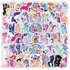 Стікери Мій Маленький Поні My Little Pony стікерпак наклейки набір наклейок 100 шт