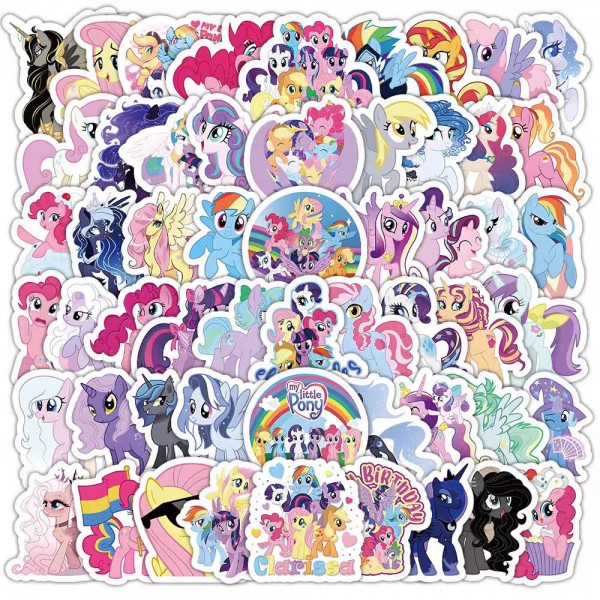 Стікери Мій Маленький Поні My Little Pony стікерпак наклейки набір наклейок 100 шт