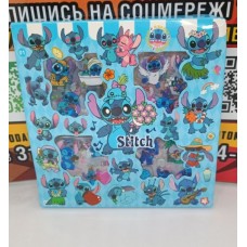 Стіч стікери, Stitch, Ліло і Стіч, наліпки, 100 шт, набір, дитячі, яскраві, аксесуари